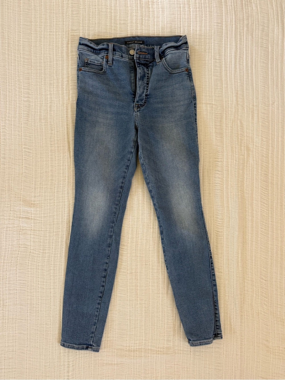 Lucky Brand Uni Fit Skinny Jeans Light Wash Size 3 27-29